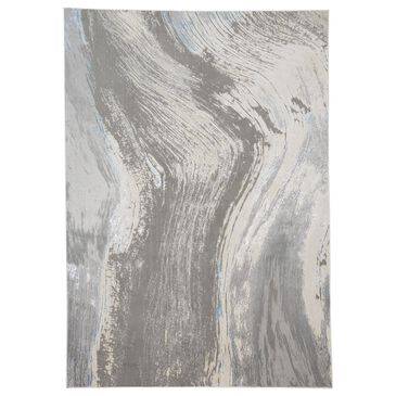 Feizy Rugs Azure 6"7" x 9"6" Gray and Silver Area Rug, , large