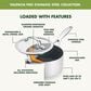 Green Pan Valencia Pro 1.6-Quart Sauce Pan with Lid in Stainless Steel, , large
