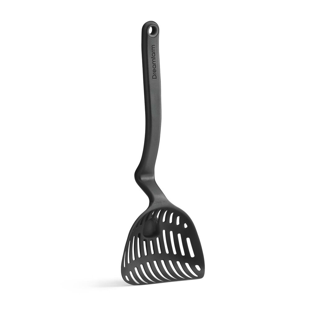 Dreamfarm Big Lestrain Scoop Strainer in Black, , large