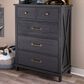 Legacy Classic Flatiron 4-Drawer Chest in Black, , large