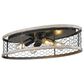 Golden Lighting Bailey 24" Flush Mount in Matte Black, , large
