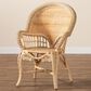 Baxton Studio Ratu Accent Chair in Natural Brown, , large