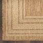 Nourison Horizon HOZ03 Natural 2" x 6" Indoor/Outdoor Runner, , large