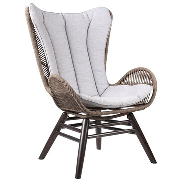 Blue River King Patio Lounge Chair in Truffle/Gray/Dark Eucalyptus, , large