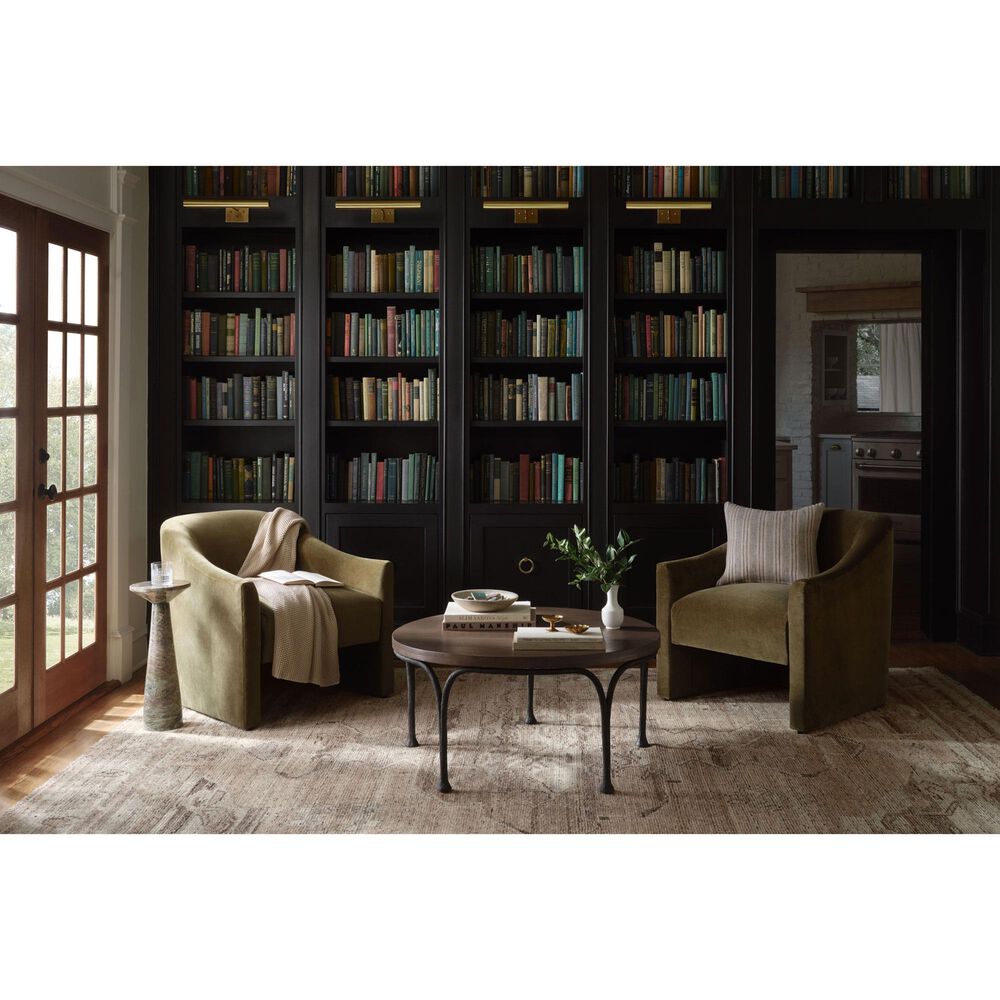 Magnolia Home Abigail 4&#39; x 6&#39; Mocha and Smoke Area Rug, , large