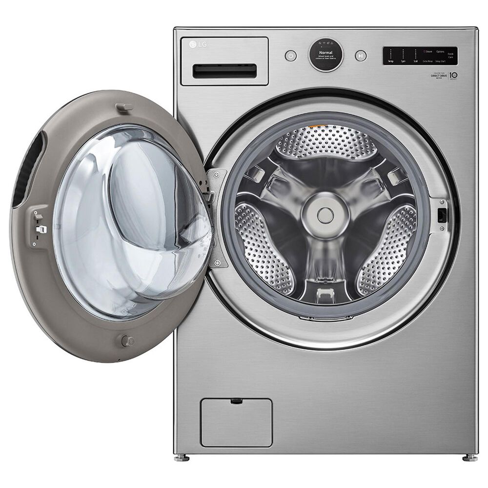LG 4.5 Cu. Ft. Ultra Large Capacity Front Load Washer with AIDD In Gray, , large