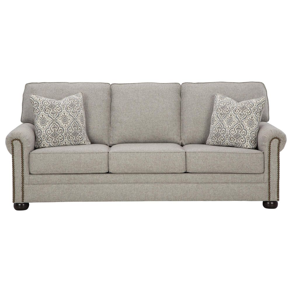 Ashley Gaelon Queen Sleeper Sofa in Dune Velvet, , large