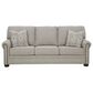 Ashley Gaelon Queen Sleeper Sofa in Dune Velvet, , large