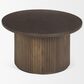 Mercana Terra Oval Coffee Table in Dark Brown, , large