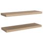 Hearth and Haven Ecco32" Floating Wall Shelf in Old Pine (Set of 2), , large