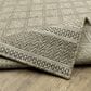 Oriental Weavers Tortuga TR10A 1"10" x 7"6" Beige and Black Runner, , large