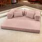 Jaxx Unsofa Stationary Loveseat in Peony Pink, , large