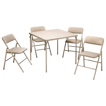 DHP 5 Piece Folding Dining Set in Wheat Diamond, , large