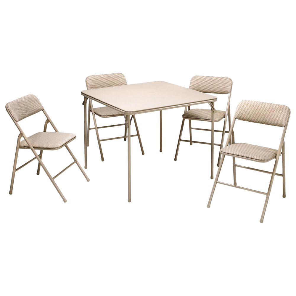 DHP 5 Piece Folding Dining Set in Wheat Diamond, , large