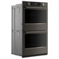 KitchenAid 2-Piece Kitchen Package with Black Ore 30" Smart Double Wall Oven and Black 30" Induction Cooktop, , large