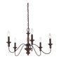 Quoizel Holbrook 5 Light Chandelier in Tuscan Brown, , large