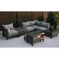 Amish Country Latitude Patio Coffee Table in Coffee, , large