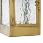 Maple and Jade 18" Indoor/Outdoor Candle Lantern with Top Handle in Matte Gold and Clear, , large
