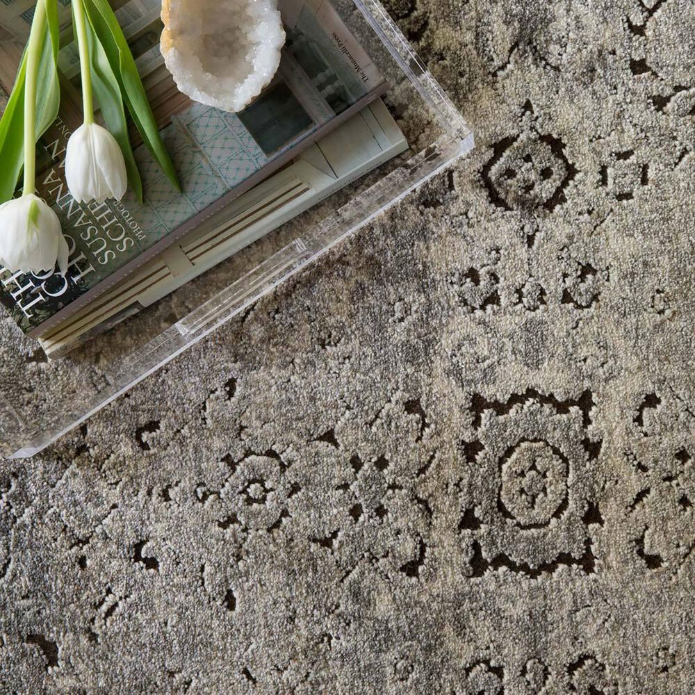 Loloi Millennium MV-02 5&#39;3&quot; x 7&#39;6&quot; Grey and Charcoal Area Rug, , large