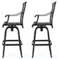 Noble House Santa Maria Patio Barstool in Bronze (Set of 2), , large