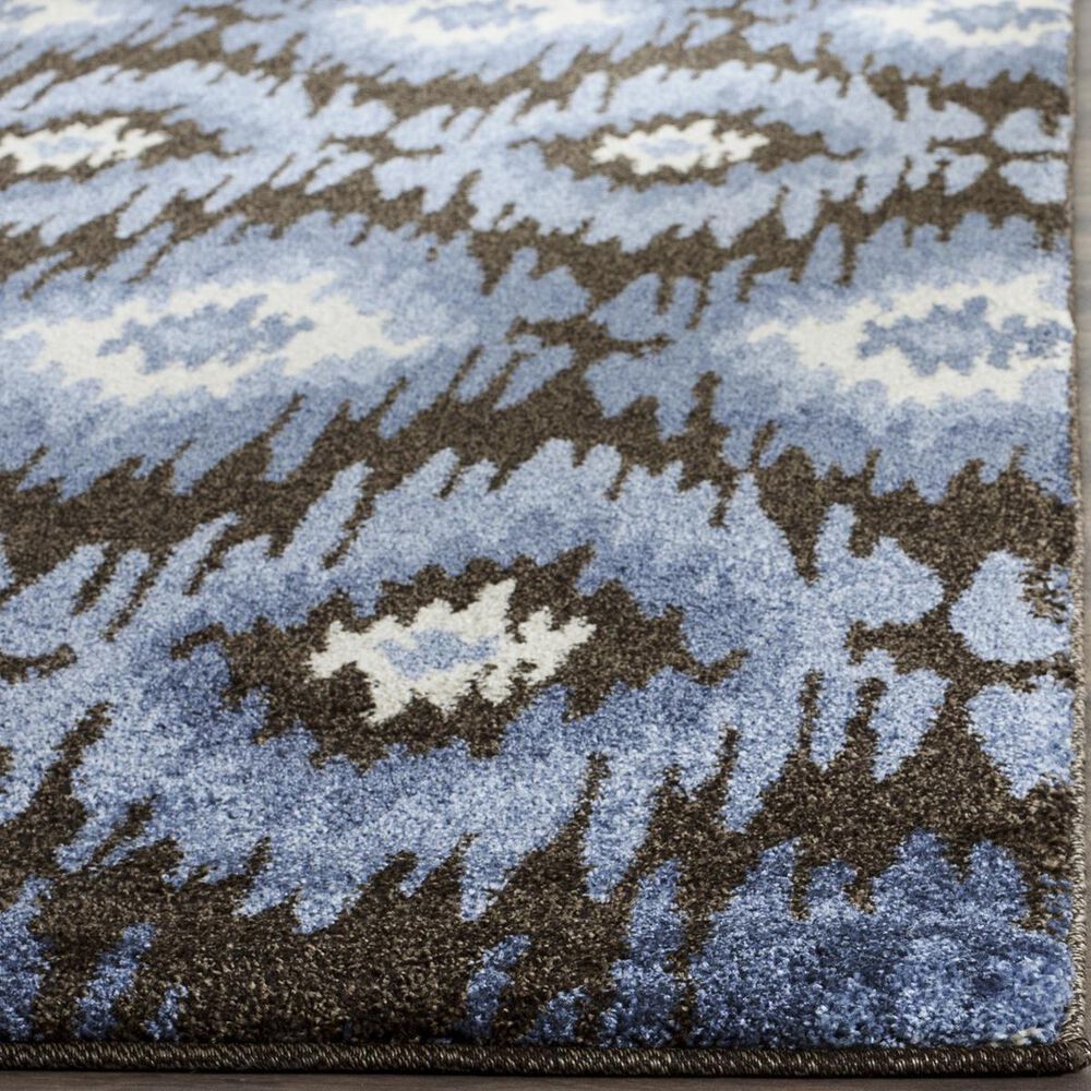 Safavieh Retro RET2143-2865 5&#39; x 8&#39; Dark Brown and Blue Area Rug, , large