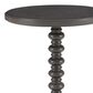 Linon Home Decor Aurora Round Side Table in Dark Grey, , large