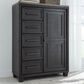 Millenium Foyland 5-Drawer Chest in Black and Brown, , large