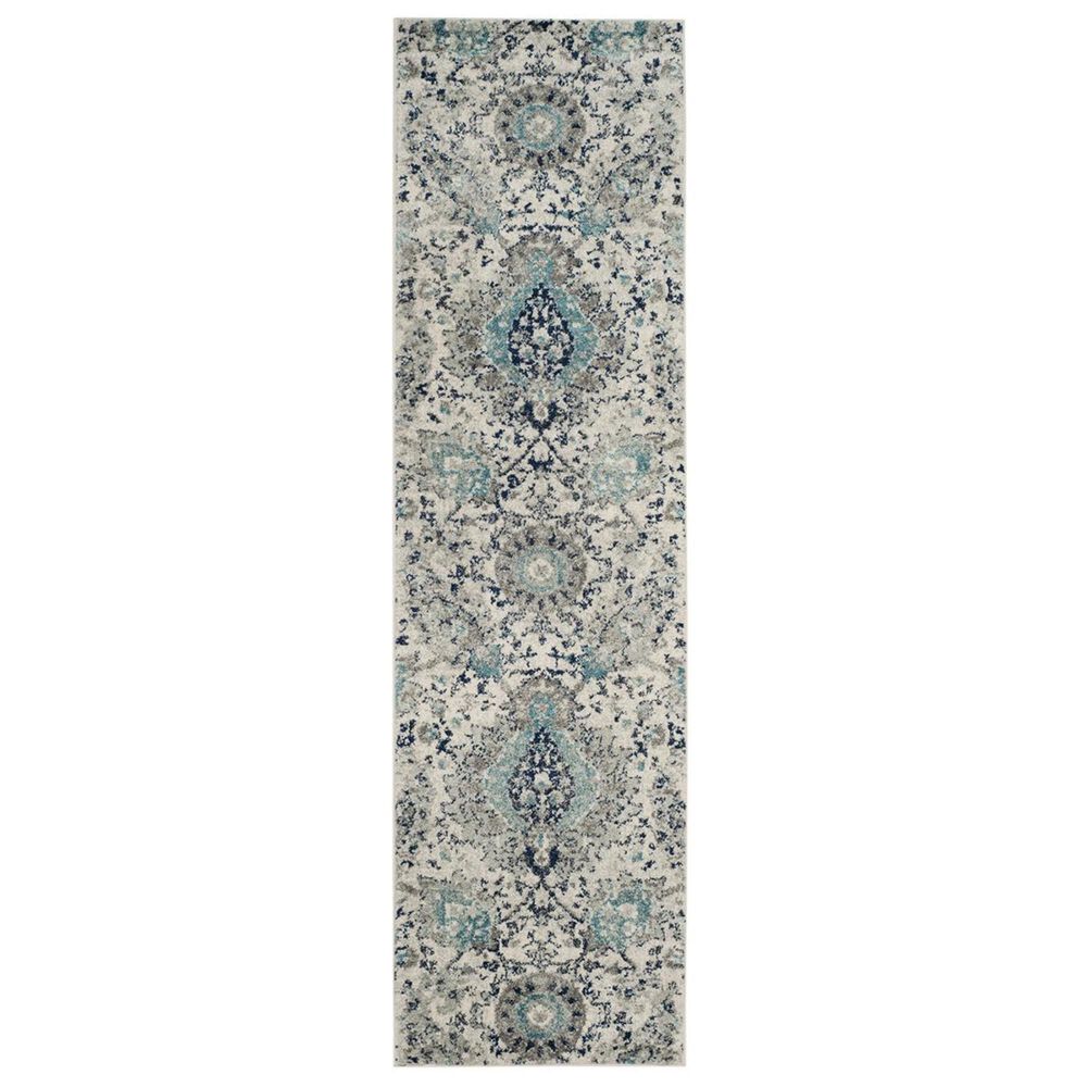Safavieh Madison MAD600C 2&#39;2&quot; x 12&#39; Cream and Light Grey Runner, , large