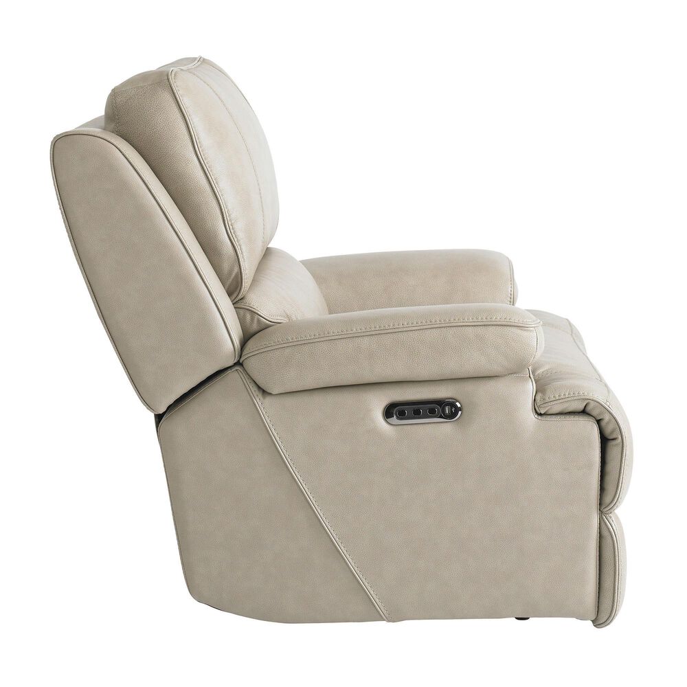 Bassett Parker Power Wall Recliner with Headrest and Lumbar in Flax, , large
