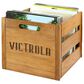 Innovative Technology Wooden Vinyl Record Crate in Brown, , large