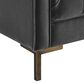 37B Isaac Channel Stitched Stationary Loveseat in Moonlight Gray Velvet, , large