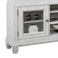 AVALON Buffet with Hutch in Distressed White and Antique Bronze, , large