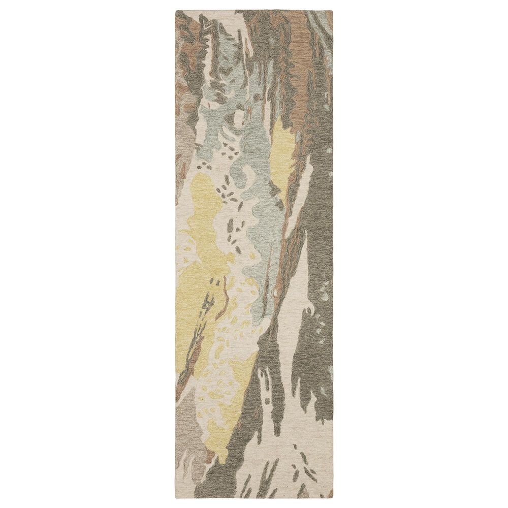 Oriental Weavers Kipton 2"6" x 8" Beige and Yellow Runner, , large