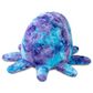 Jaxx Huggy The Octopus Sea Buddy Large Kids Stuffed Animal Bean Bag in Tie-Dye Mystic Blue and Purple, , large