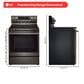LG 6.3 Cu. Ft. Freestanding Electric Range in PrintProof Black Stainless Steel, , large