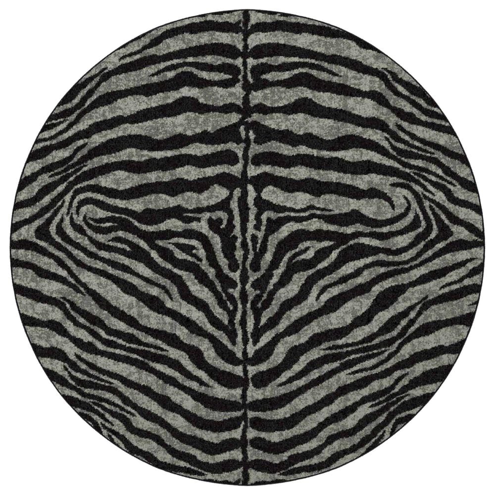 Dalyn Rug Company Akina AK1 8" Round Midnight Area Rug, , large