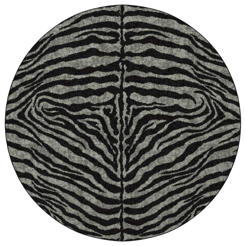 Dalyn Rug Company Akina AK1 8" Round Midnight Area Rug, , large