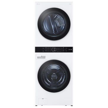 LG WashTower with Center Control 4.5 Cu. Ft. Washer and 7.4 Cu. Ft. Electric Dryer in White, , large