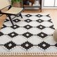 Safavieh Marrakesh MRK532A 9" x 12" Ivory and Anthracite Area Rug, , large