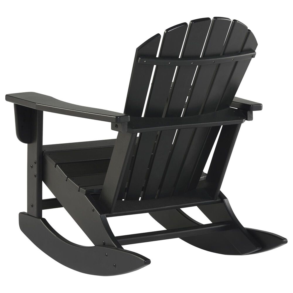Ashley Sundown Treasure Outdoor Rocking Chair in Black, , large