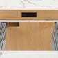 HOMLUX 60" Kitchen Island in Natural, , large
