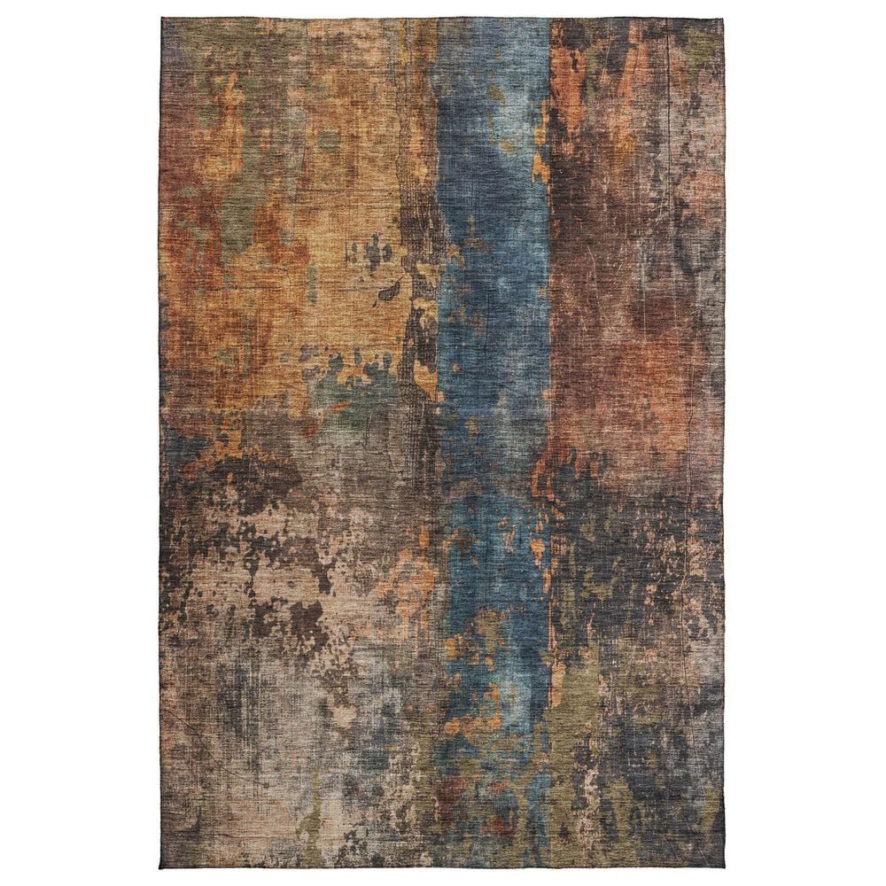 Dalyn Rug Company Nouveau NV12 9" x 12" Blue Indoor/Outdoor Area Rug, , large