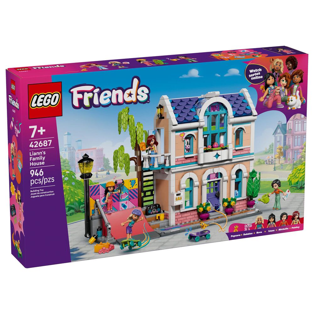 LEGO Friends Liann's Family House Building Set, , large