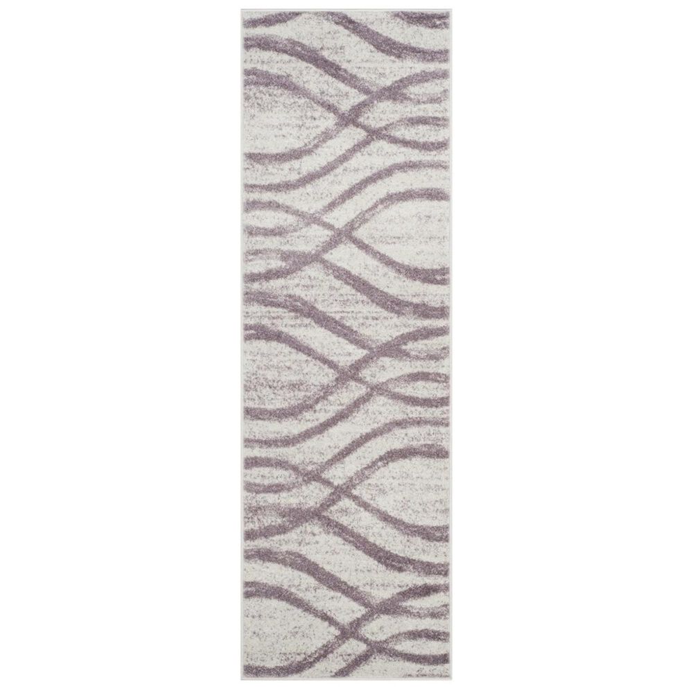 Safavieh Adirondack ADR125L 2&#39;6&quot; x 8&#39; Cream and Purple Runner, , large