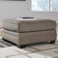 Ashley Cannonbrook Oversized Accent Ottoman in Nutmeg, , large