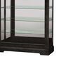 Howard Miller Tyler II Curio Cabinet in Black Satin, , large