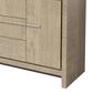 Lexora Home Lafarre 48" Double Bathroom Vanity in Rustic Acacia with 2 cm White Cultured Marble Top and Rectangular Sinks, , large