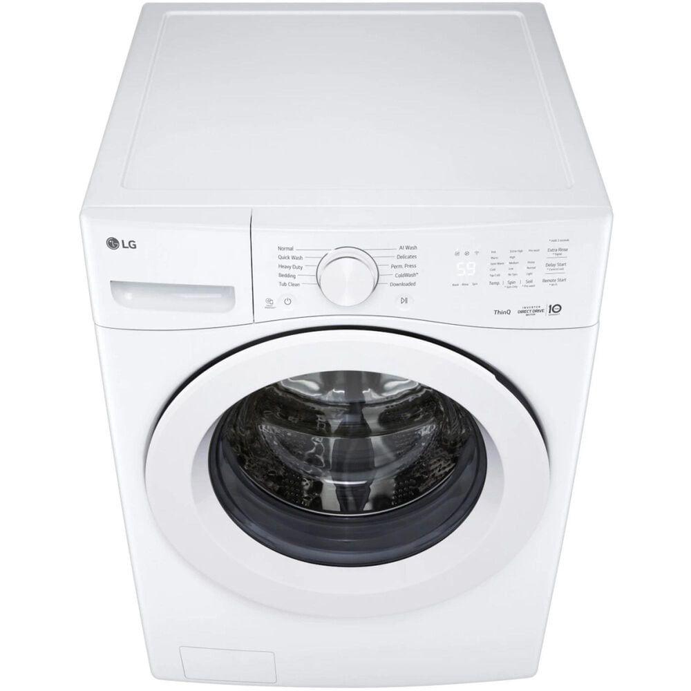 LG 4.5 Cu. Ft. Smart Front Load Washer in White, , large