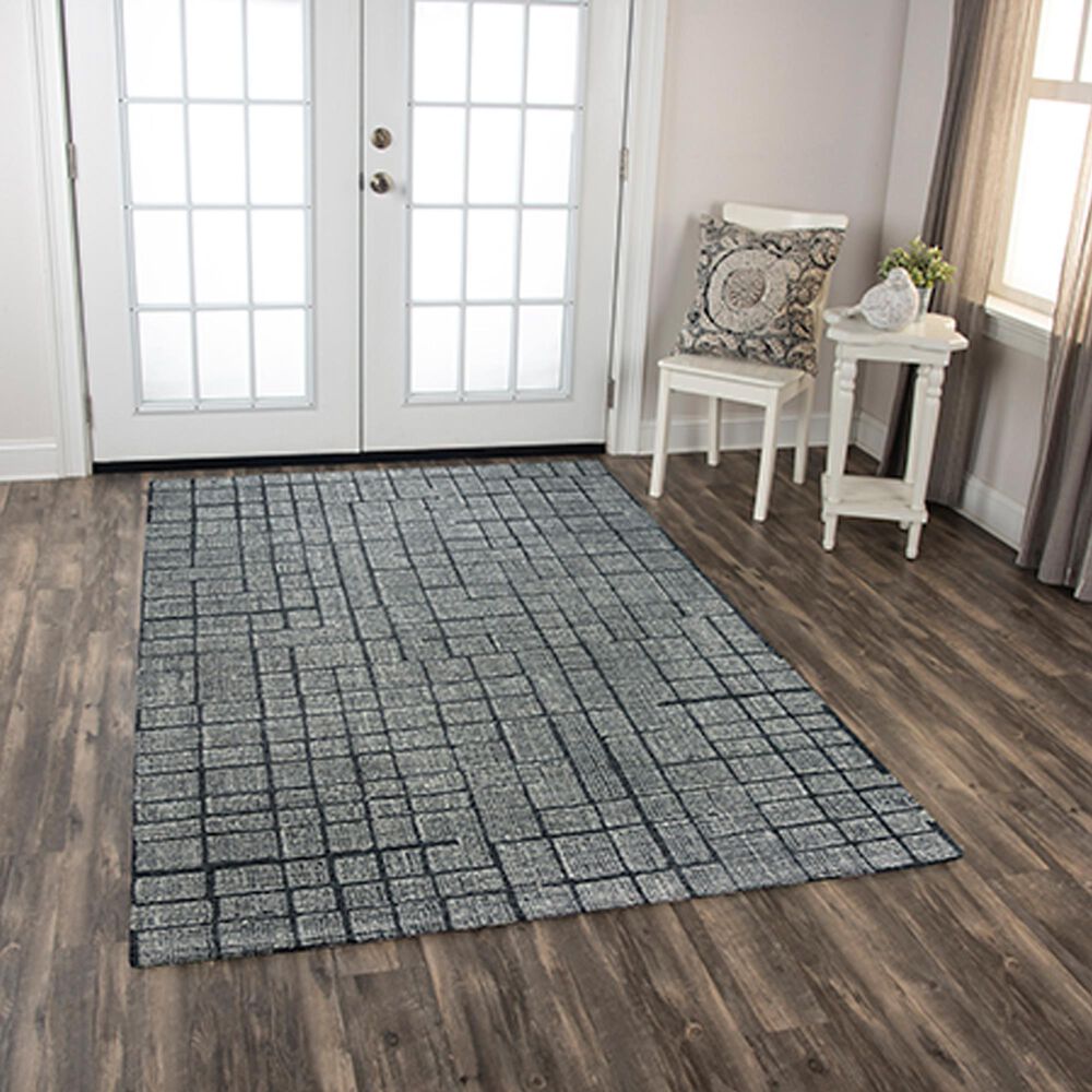 RIZZY Taylor TAY875 5&#39; x 7&#39;6&quot; Charcoal Area Rug, , large