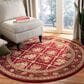 Safavieh Lyndhurst 5"3" Round Red Area Rug, , large